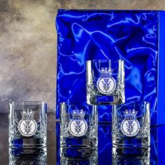 Four Edward Whisky Tumblers Gift Set