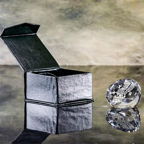 Crystal Sliced Paperweight