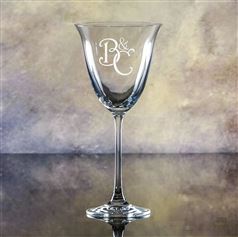 Crystal Engraved Gracious Goblet Glass