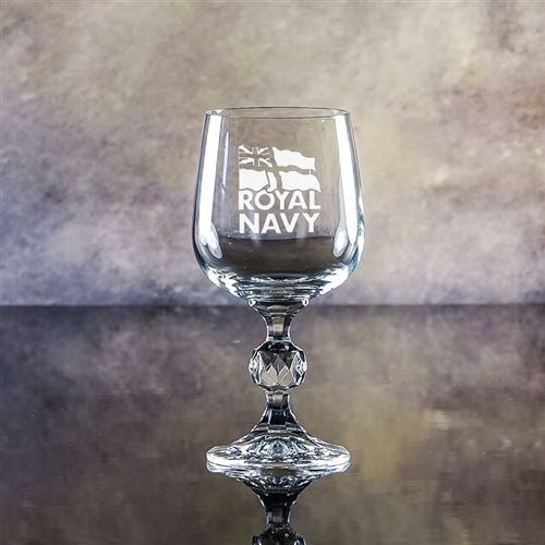 Engraved Crystal Claudia Small Wine