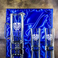 Crystal Tuscany Jug and Toscana Hiball Glasses Gift Set