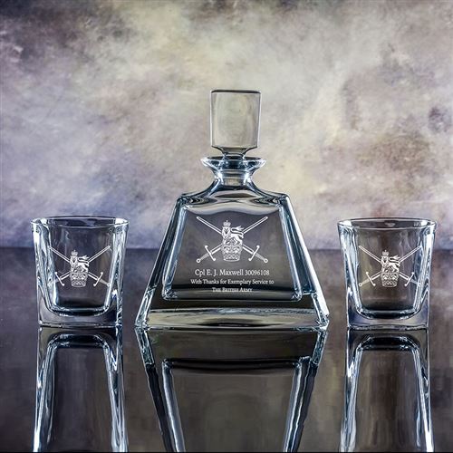 Crystal Admissable Decanter and Admittable Tumblers Gift Set