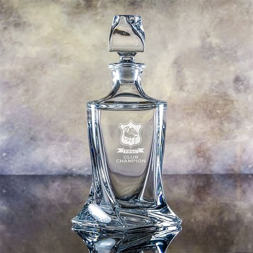 Crystal Engraved Barley Decanter Gift