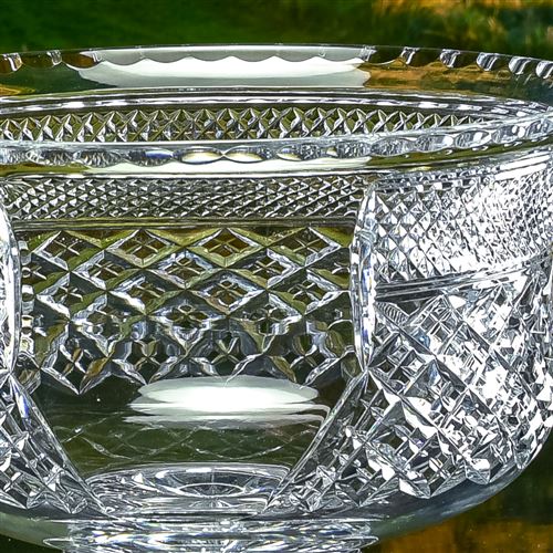 Crystal engraved bowls