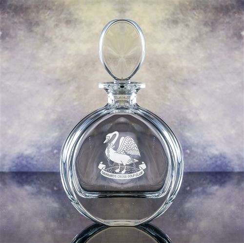 Zeus Engraved Crystal Gin Decanter