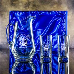 Crystal Jessica Jug and Toscana Hiballs Gift Set