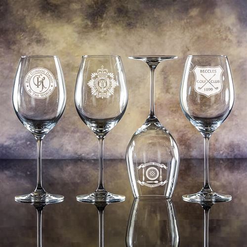 Four Lydia Goblet Glasses Gift Set