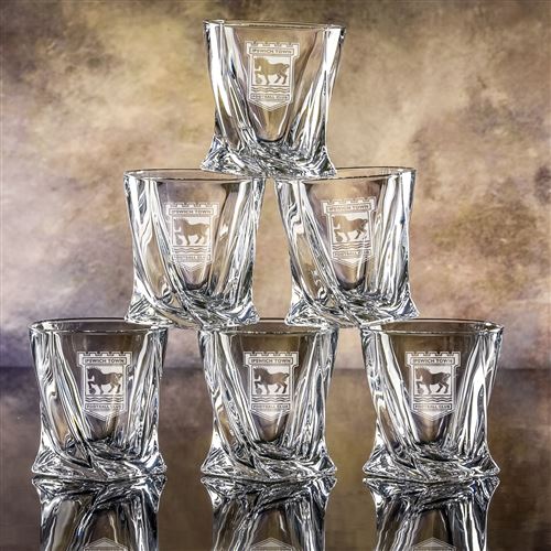 Six Engraved Barley Tumblers Gift Set