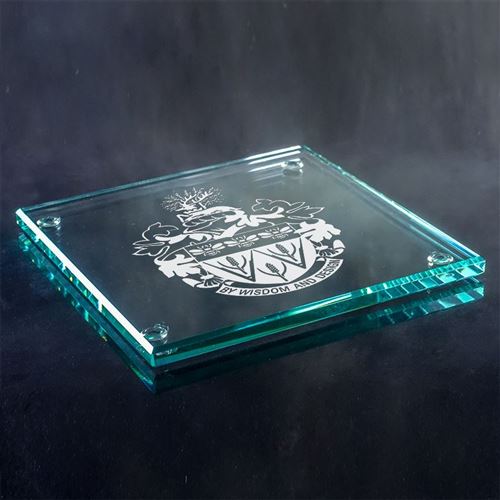 Engraved Crystal Coaster