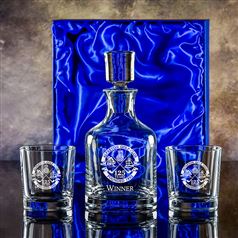 St Edmund's Decanter and Toscana Tumblers Gift Set