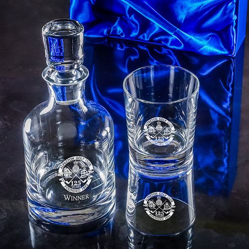 St Edmund's Decanter and Toscana Tumblers Gift Set