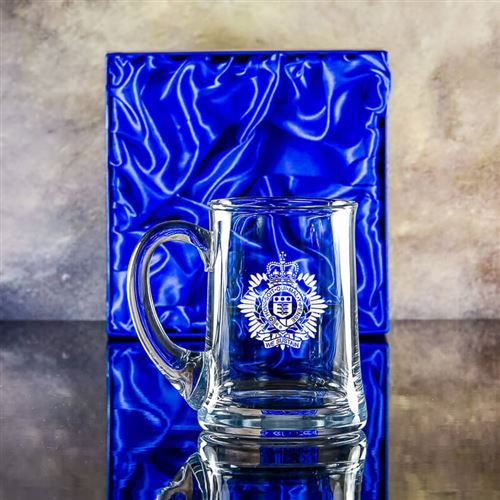 Crystal Pint Bowed Tankard Gift