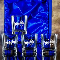 Four Engraved Toscana Tumblers Gift Set