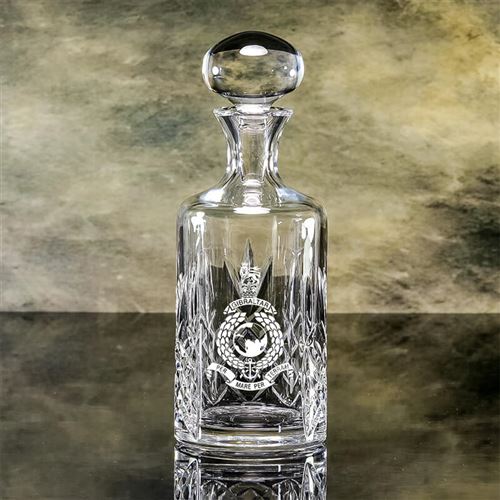 Burleigh Engraved Gin or Port Decanter