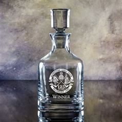 Crystal Engraved St Edmund's Decanter