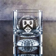 Engraved Golf Ball Tumbler Glass