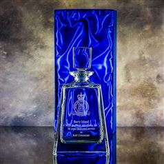 Crystal Engraved Admiral Decanter Gift
