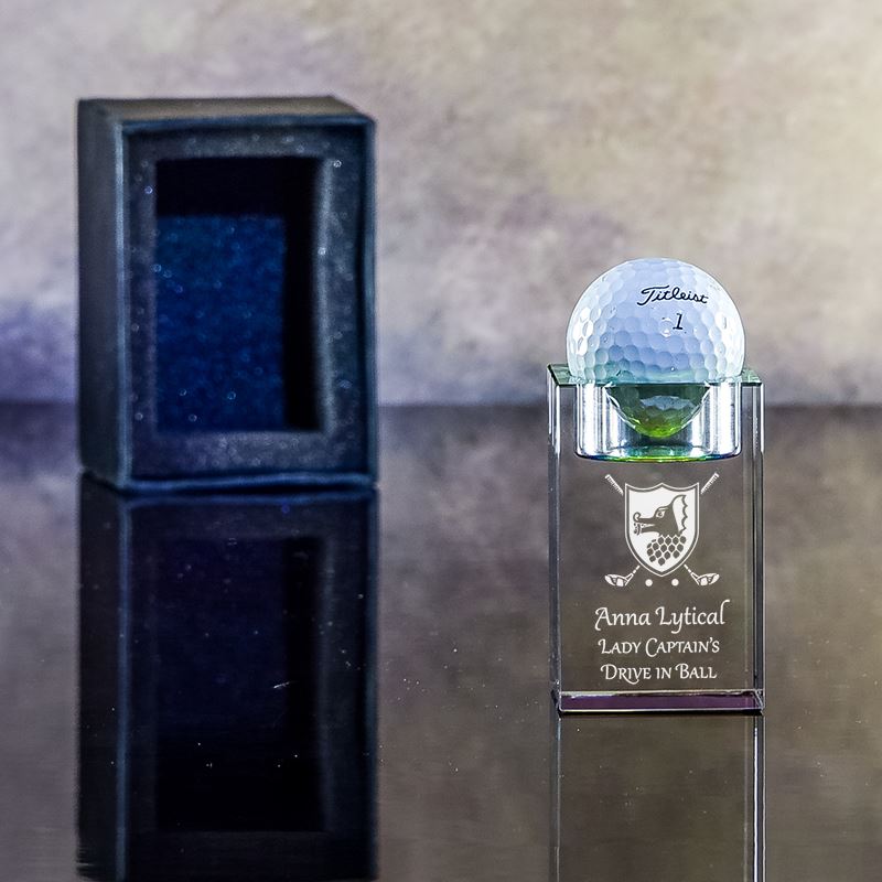 Golf Ball Display Case - Quality Hole in One Trophy