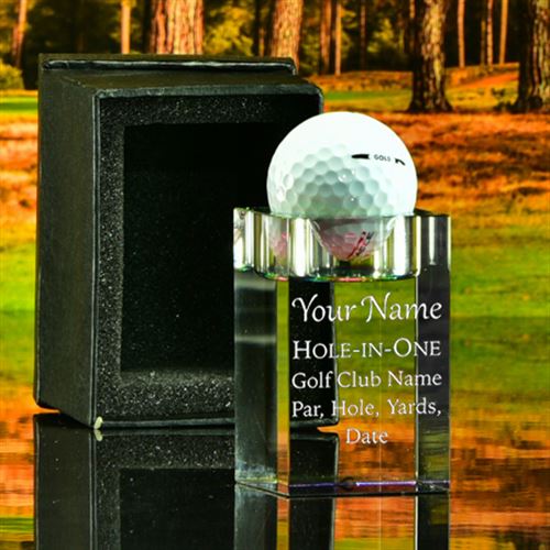 Small Golf Ball Hole in One Tee Light Drive In Ball Holder