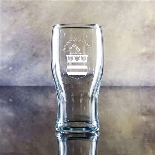 Centurion Pint Crystal Engraved Gala Lager Beer Glass