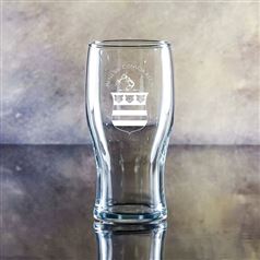 Centurion Pint Crystal Engraved Gala Lager Beer Glass