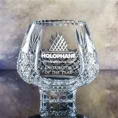 Medium Crystal Engraved Trophy Bowl