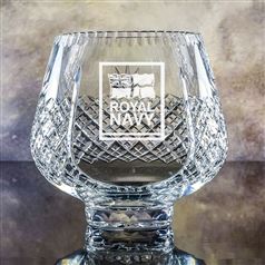 Large Crystal Engraved Trophy Bowl