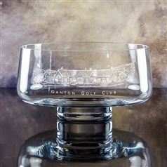 Large Crystal Engraved Brayford Bowl