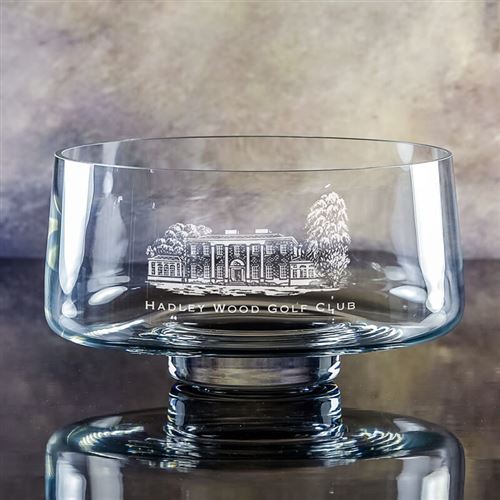 Engraved Crystal Medium Brayford Bowl