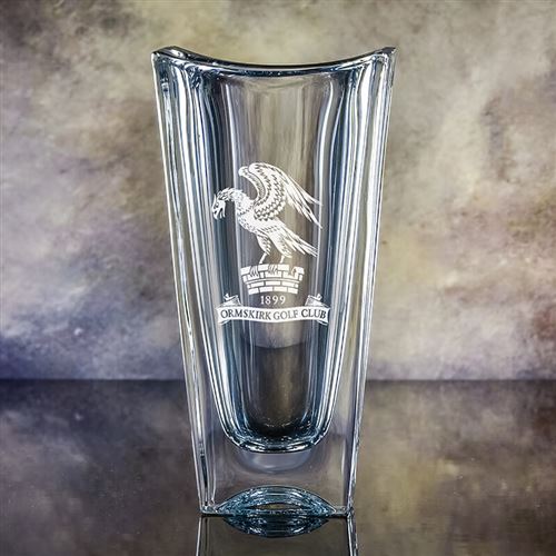 Engraved Crystal Small Cambridge Vase