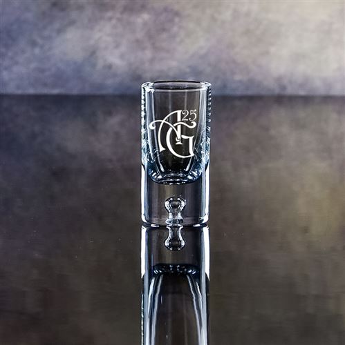 Crystal Engraved Shot Glass