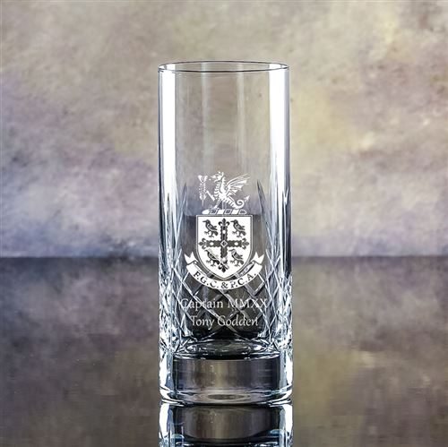 Engraved Crystal Edward Cut Hiball