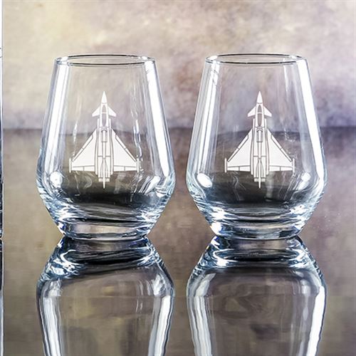 Crystal Engraved Gin Tumbler Glass