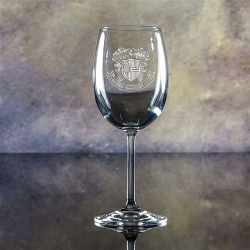 Sierra Crystal Engraved Wine Glass