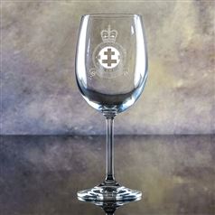 Crystal Engraved Sierra Goblet Glass