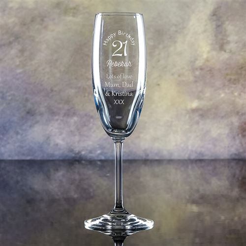 Crystal Engraved Sierra Flute