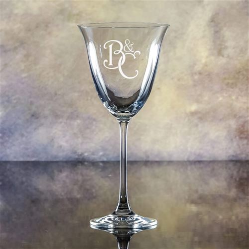 Crystal Engraved Gracious Wine Glass