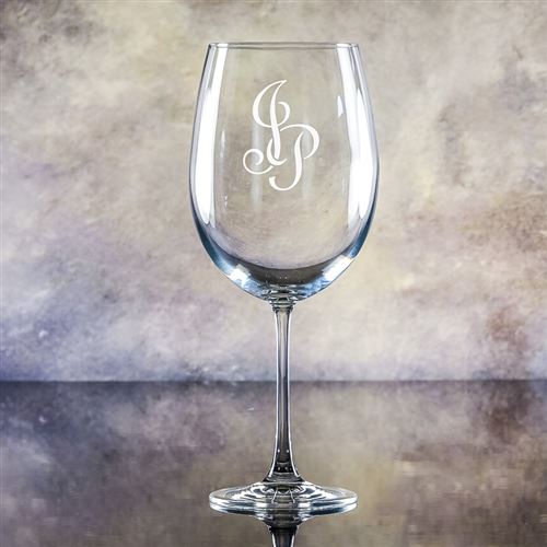 Engraved Crystal Lydia Bottle Glass