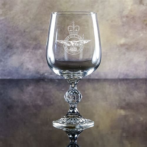 Engraved Crystal Claudia Goblet