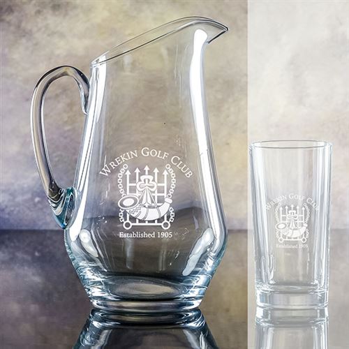 Crystal Engraved Jessica Jug