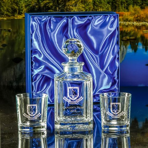 Crystal Salisbury Decanter and Toscana Tumblers Gift Set