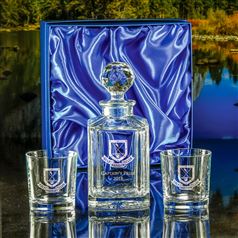 Crystal Salisbury Decanter and Toscana Tumblers Gift Set