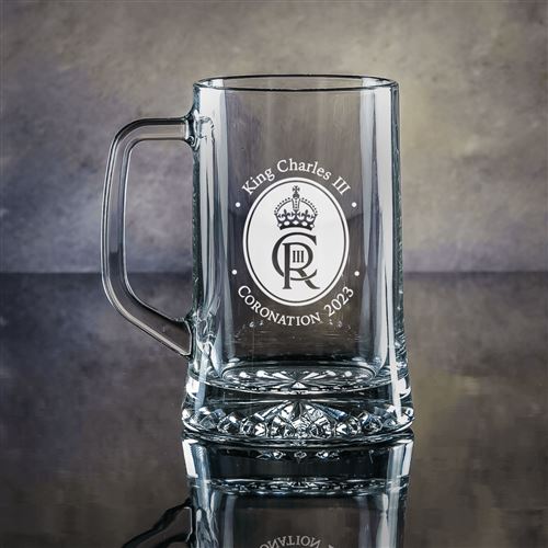 Large Coronation Crystal Stern Tankard