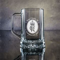 Large Coronation Crystal Stern Tankard
